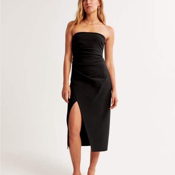Abercrombie & Fitch Dresses & Skirts - Abercrombie - Strapless Crepe Midi Dress